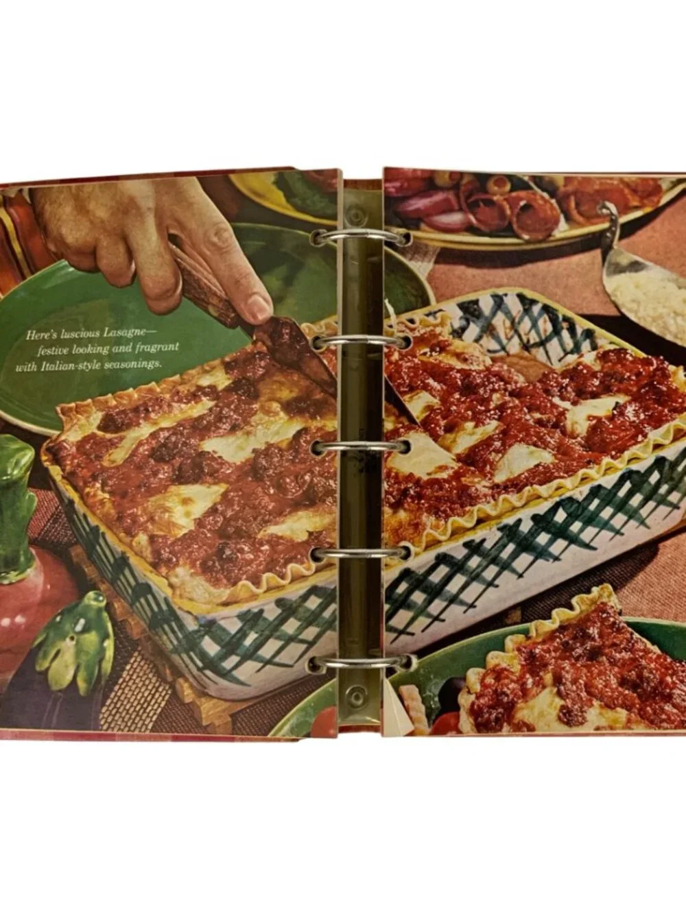 Vintage Better Homes & Gardens New Cook Book Red Plaid Hardcover Binder 1962